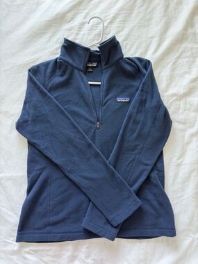 Patagonia Women's Navy Half-Zip Fleece Pullover